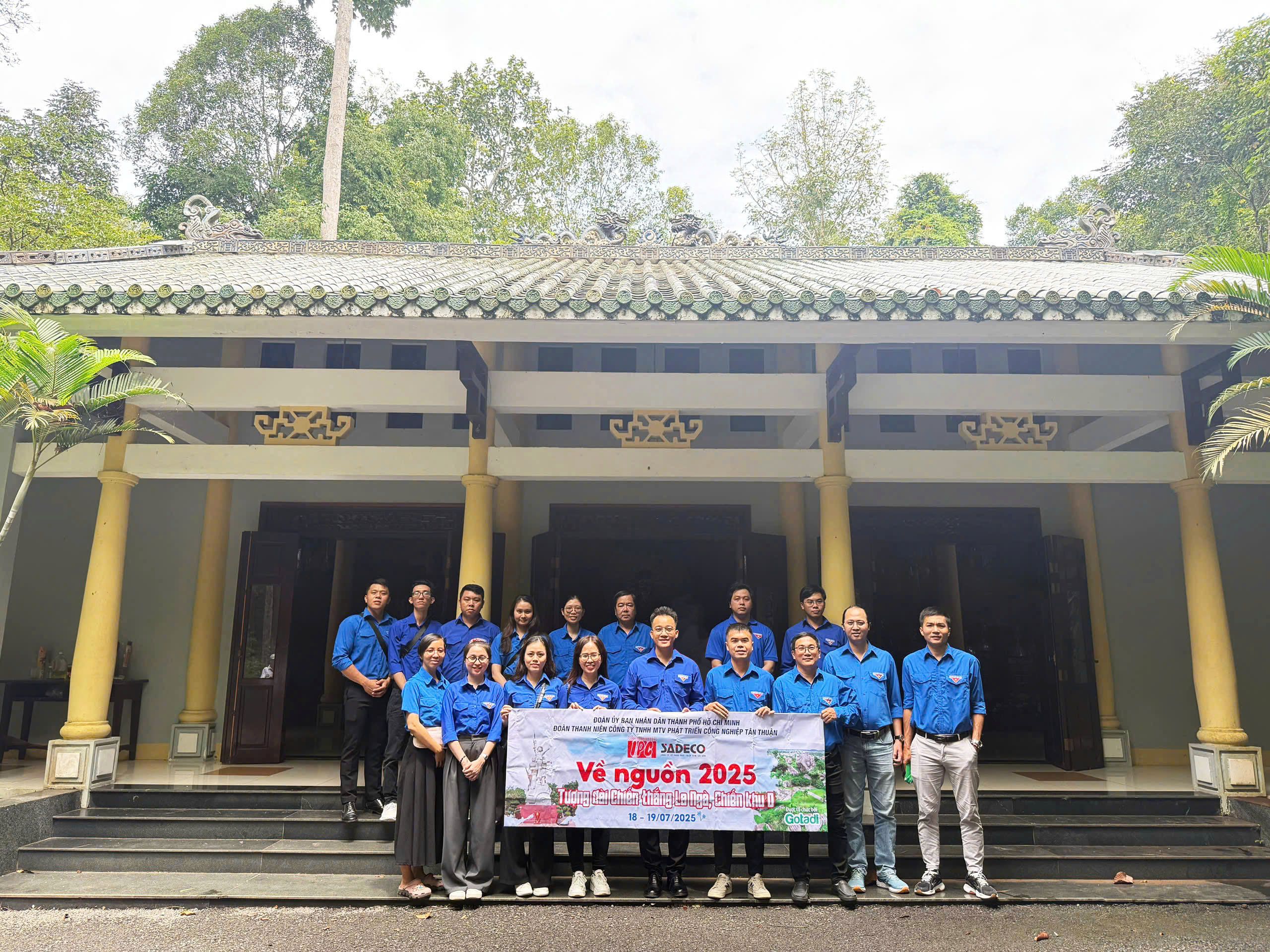 Đoàn Thanh niên Công ty TNHH Một thành viên Phát triển Công nghiệp Tân Thuận tổ chức chuyến về nguồn tại Chiến khu D Đồng Nai