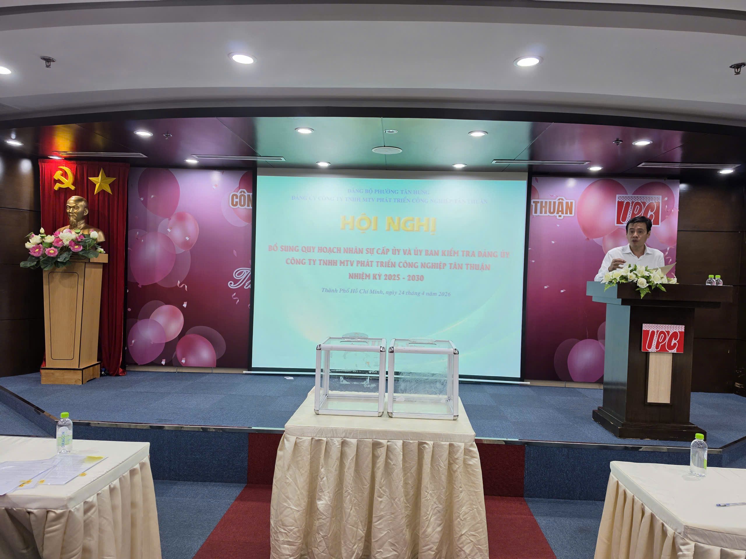 HỘI NGHỊ RÀ SOÁT, BỔ SUNG QUY HOẠCH CẤP ỦY VÀ ỦY BAN KIỂM TRA ĐẢNG ỦY CÔNG TY IPC NHIỆM KỲ 2025 - 2030