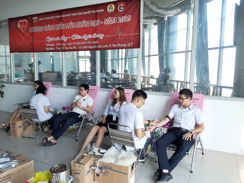 IPC TỔ CHỨC CHƯƠNG TRÌNH HIẾN MÁU NHÂN ĐẠO NĂM 2019