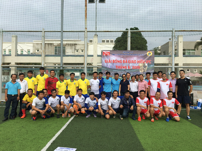 IPC TỔ CHỨC GIẢI BÓNG ĐÁ GIAO HỮU THÁNG 8/2019