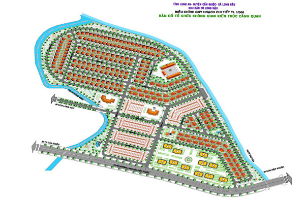 Bản đồ tổ chức không gian kiến trúc cảnh quan