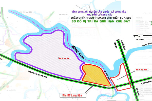 Sơ đồ vị trí và giới hạn khu đất